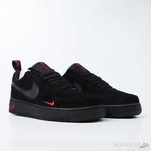 Air Force 1 Low Multi-Swoosh Black Orange (Dot Perfect)