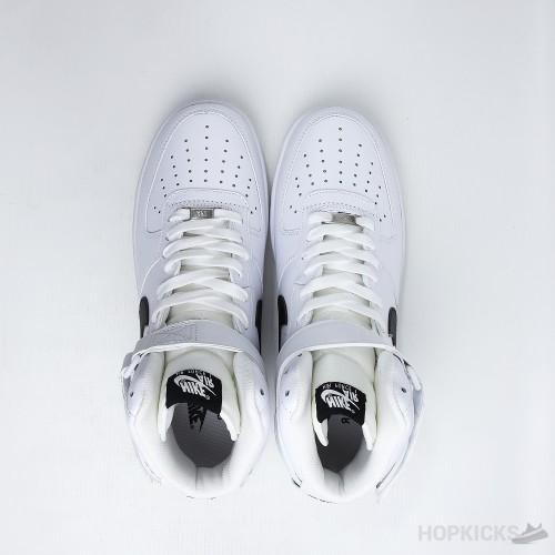 Nike Air Force 1 High White Black (Dot Perfect)