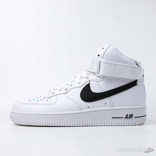 Nike Air Force 1 High White Black (Dot Perfect)