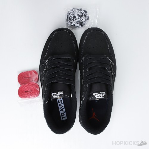 Travis Scott x Air Jordan 1 Low OG SP Black Phantom (Dot Perfect)