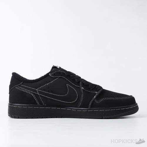 Travis Scott x Air Jordan 1 Low OG SP Black Phantom (Dot Perfect)