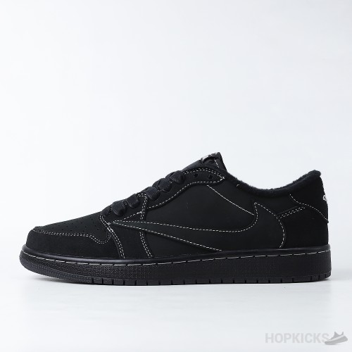 Travis Scott x Air Jordan 1 Low OG SP Black Phantom (Dot Perfect)
