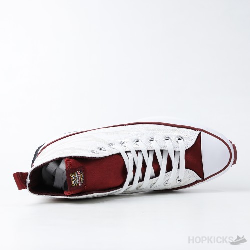 Converse Run Star Hike Hi White Logo Red