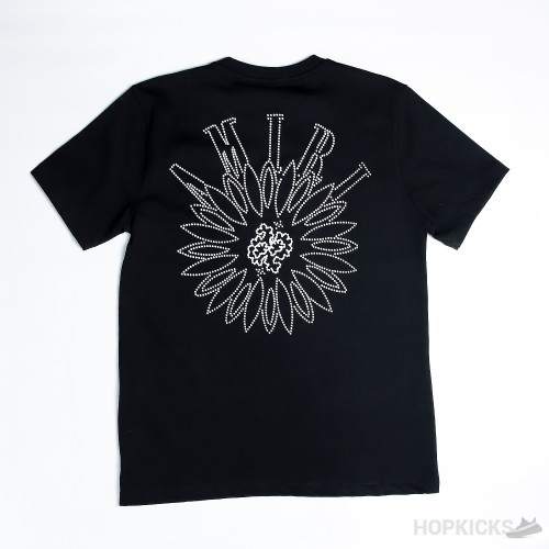 Amiri Rib Knit Crewneck Logo Graphic Printed T-Shirt