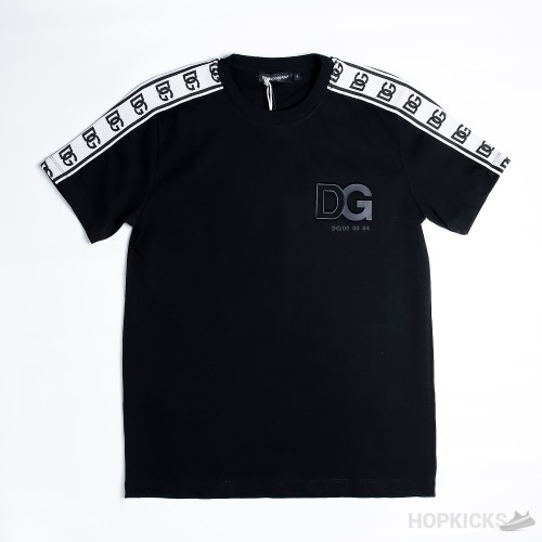 Dolce & Gabbana Logo Tape Technical Jersey T-Shirt