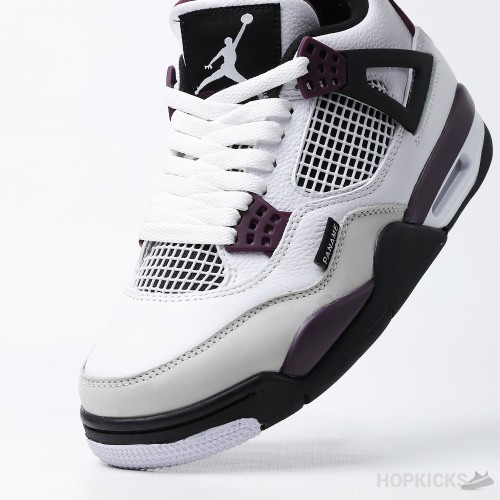 Paris Saint-Germain x Air Jordan 4 Retro 'Bordeaux' (Dot Perfect)