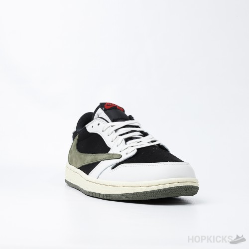 Travis Scott x Air Jordan 1 Low OG 'Olive' (Dot Perfect)