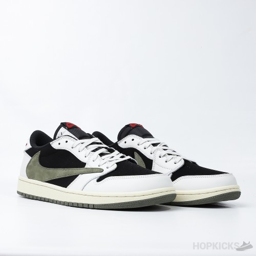 Travis Scott x Air Jordan 1 Low OG 'Olive' (Dot Perfect)