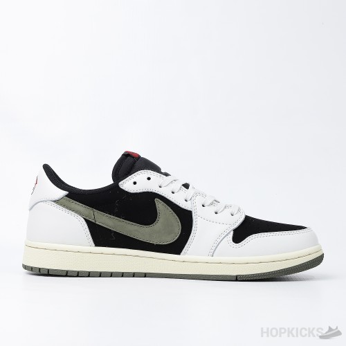 Travis Scott x Air Jordan 1 Low OG 'Olive' (Dot Perfect)