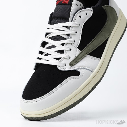 Travis Scott x Air Jordan 1 Low OG 'Olive' (Dot Perfect)
