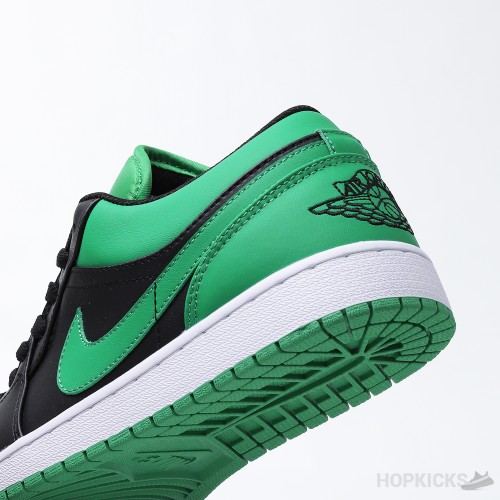 Air Jordan 1 Low 'Black Lucky Green' (Premium Plus Batch)