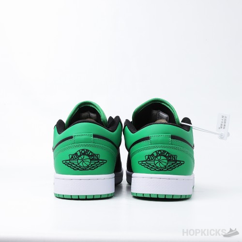 Air Jordan 1 Low 'Black Lucky Green' (Premium Plus Batch)