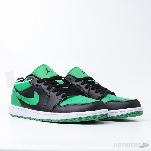 Air Jordan 1 Low 'Black Lucky Green' (Premium Plus Batch)