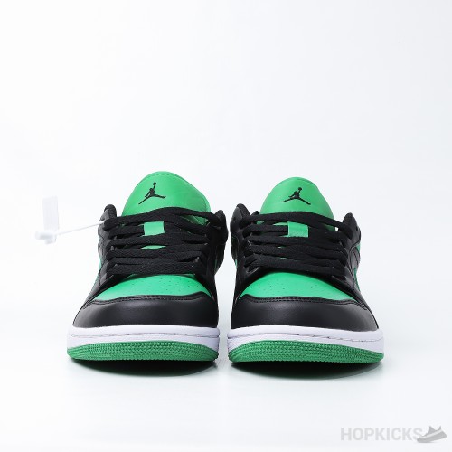 Air Jordan 1 Low 'Black Lucky Green' (Premium Plus Batch)