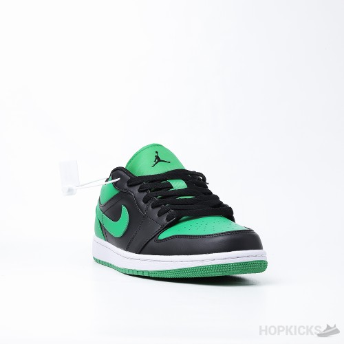 Air Jordan 1 Low 'Black Lucky Green' (Premium Plus Batch)