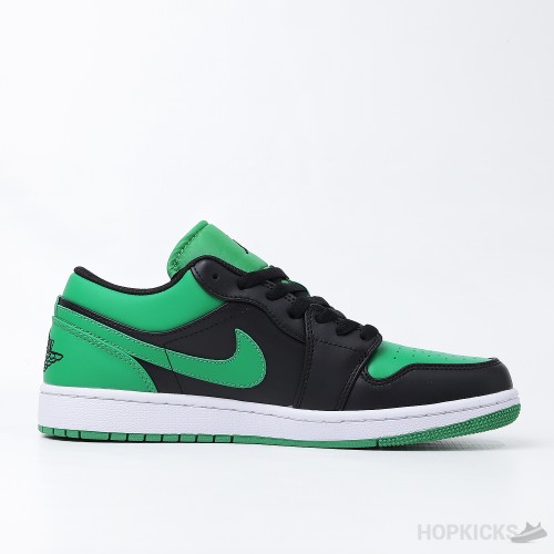 Air Jordan 1 Low 'Black Lucky Green' (Premium Plus Batch)