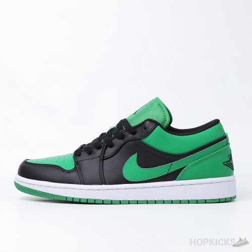 Air Jordan 1 Low 'Black Lucky Green' (Premium Plus Batch)