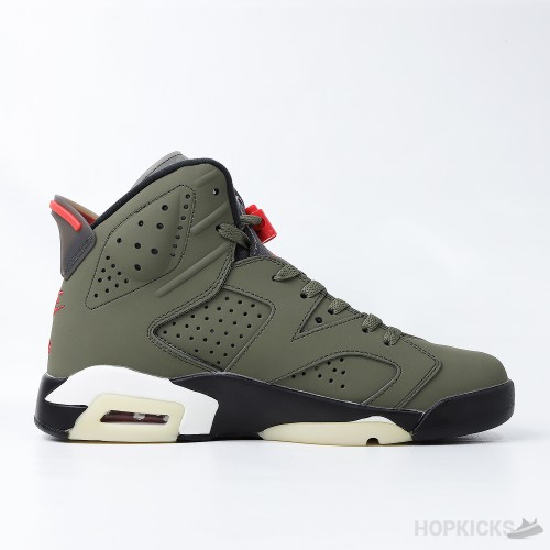 Travis Scott x Air Jordan 6 Retro 'Olive' (Premium Batch)