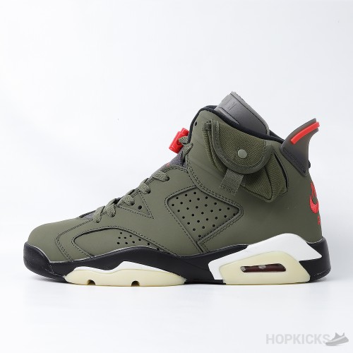 Travis Scott x Air Jordan 6 Retro 'Olive' (Premium Batch)