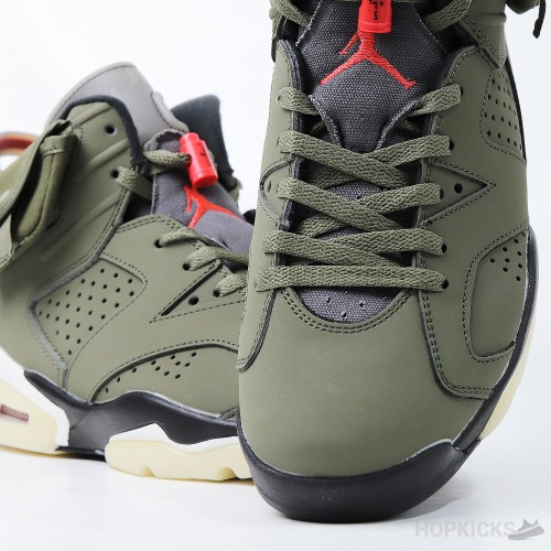 Travis Scott x Air Jordan 6 Retro 'Olive' (Premium Batch)