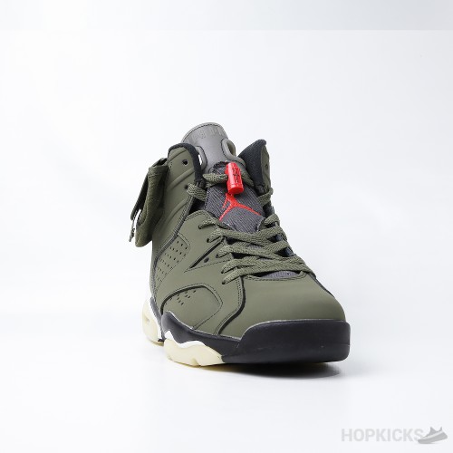 Travis Scott x Air Jordan 6 Retro 'Olive' (Premium Batch)