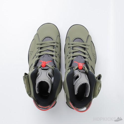 Travis Scott x Air Jordan 6 Retro 'Olive' (Premium Batch)