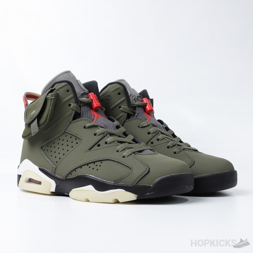 Travis Scott x Air Jordan 6 Retro 'Olive' (Premium Batch)