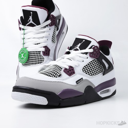 Paris Saint-Germain x Air Jordan 4 Retro 'Bordeaux' (Premium Plus Batch)