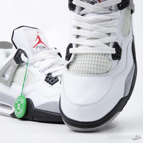 Air Jordan 4 Retro 'White Cement' (Premium Plus Batch)