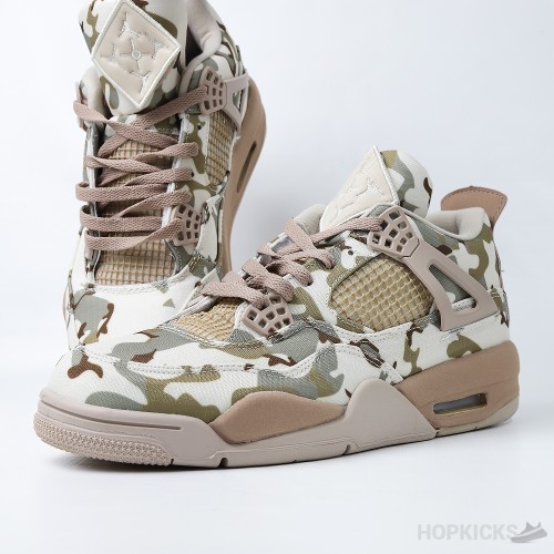 Aleali May x Air Jordan 4 'Camo' (Premium Plus Batch)