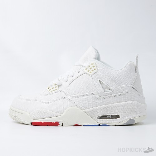 Levi's x Air Jordan 4 Retro 'White Denim' (Premium Plus Batch)