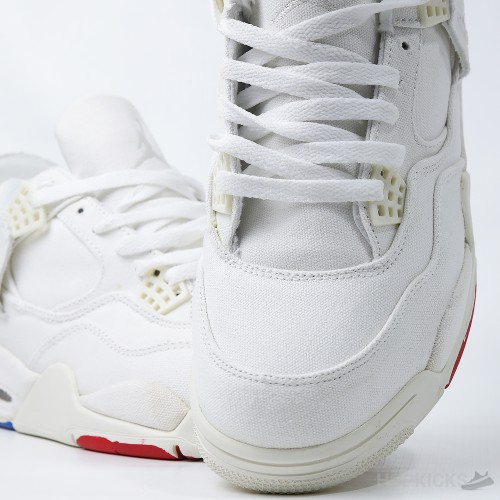 Levi's x Air Jordan 4 Retro 'White Denim' (Premium Plus Batch)