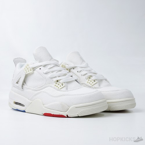 Levi's x Air Jordan 4 Retro 'White Denim' (Premium Plus Batch)