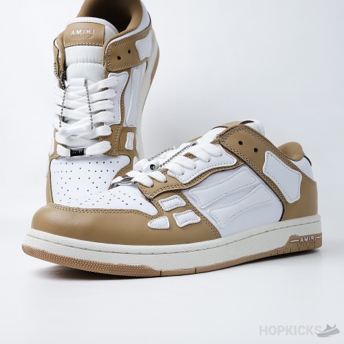 Amiri Skel Top Low 'Brown White' (Premium Plus Batch)