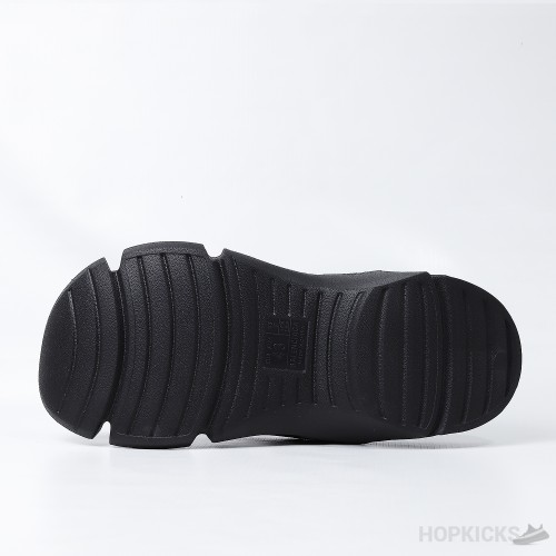 Bale*ciaga Black Flip-Flops