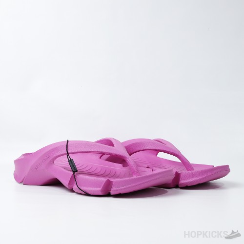 Bale*ciaga Pink Flip-Flops