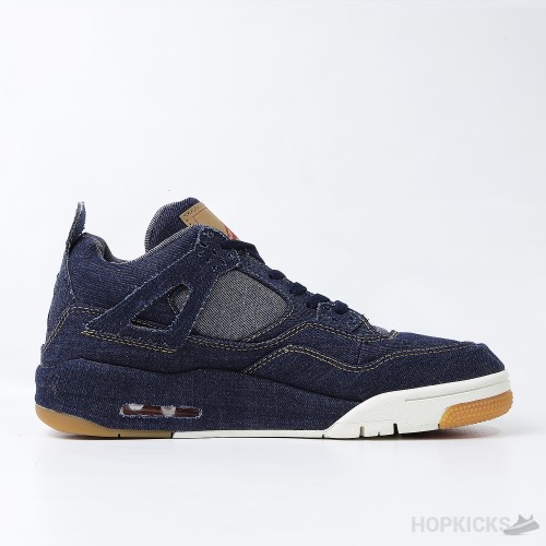 Air Jordan 4 Retro Levi's Denim (Tag with Levi's Logo) (Premium Plus Batch)