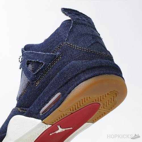 Air Jordan 4 Retro Levi's Denim (Tag with Levi's Logo) (Premium Plus Batch)