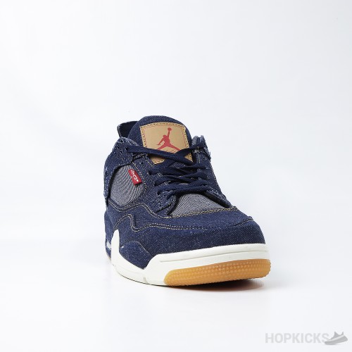 Air Jordan 4 Retro Levi's Denim (Tag with Levi's Logo) (Premium Plus Batch)