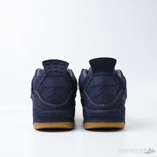 Air Jordan 4 Retro Levi's Denim (Tag with Levi's Logo) (Premium Plus Batch)