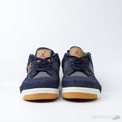 Air Jordan 4 Retro Levi's Denim (Tag with Levi's Logo) (Premium Plus Batch)