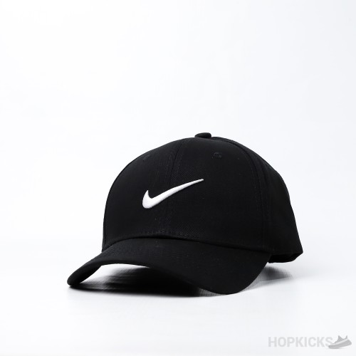 Nike Embroidered Front Logo Black Cap
