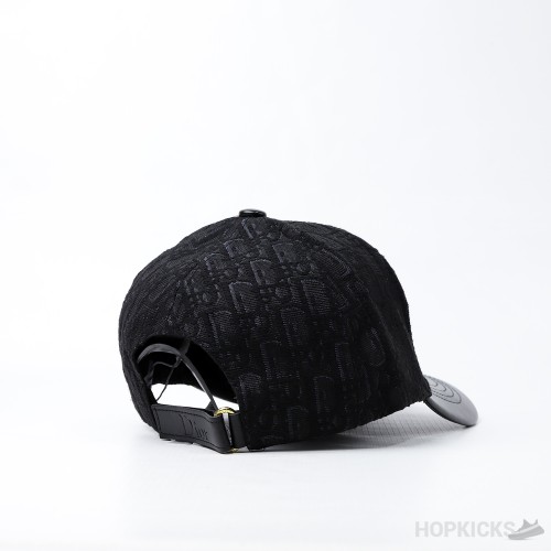 Christian Dior Brim Baseball Black Cap