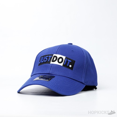 New Nike Adult Sportswear Legacy 91 JUST DO IT Blue Cap