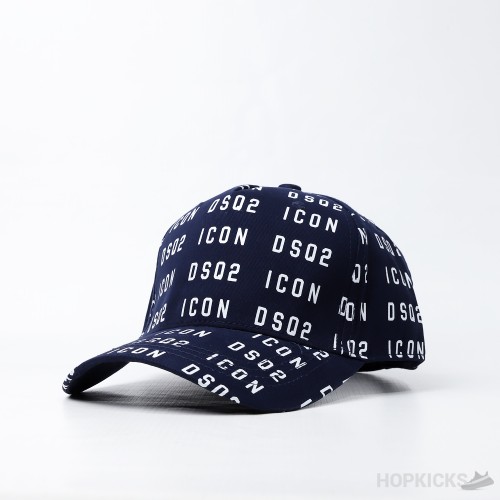 Dsq2 Baseball Caps Icon letter Blue Cap