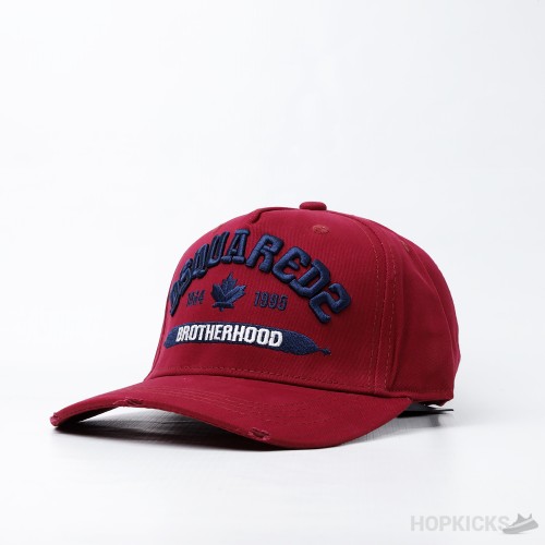 Dsquared2 Brotherhood Red Cap