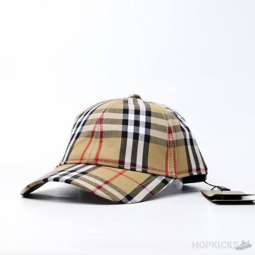 Burberry House Brown Strap Dad Cap