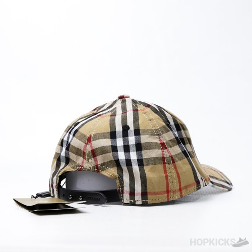 Burberry House Brown Strap Dad Cap