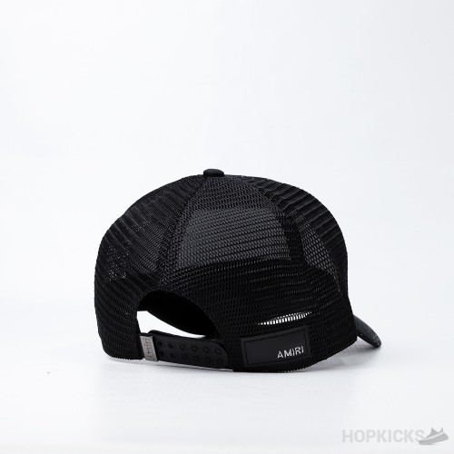 Amiri Paint Splatter Baseball Black Cap