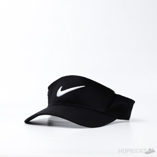 Nike Swoosh Black Sun Visor Cap
